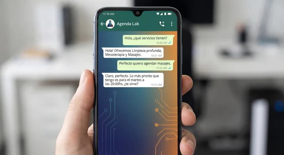 Un bot que responde como tu negocio y agenda por vos.